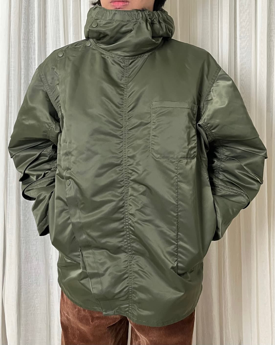 토가 비릴리스 밀리터리 파카 toga virilis 오버랩 파카 상품이미지8