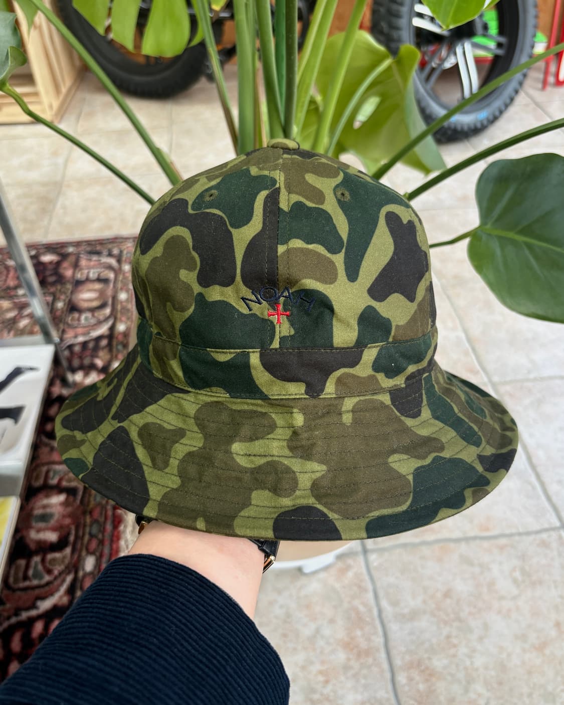 Noah x Barbour camo pattern boonie hat 상품이미지1
