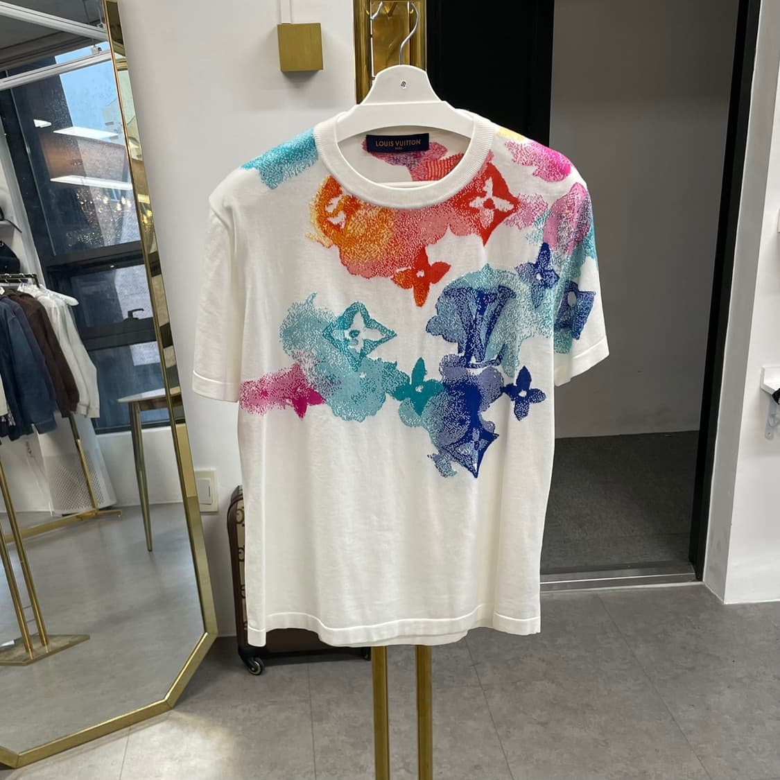 (M) 루이비통 워터컬러 니트 반팔 상품이미지2