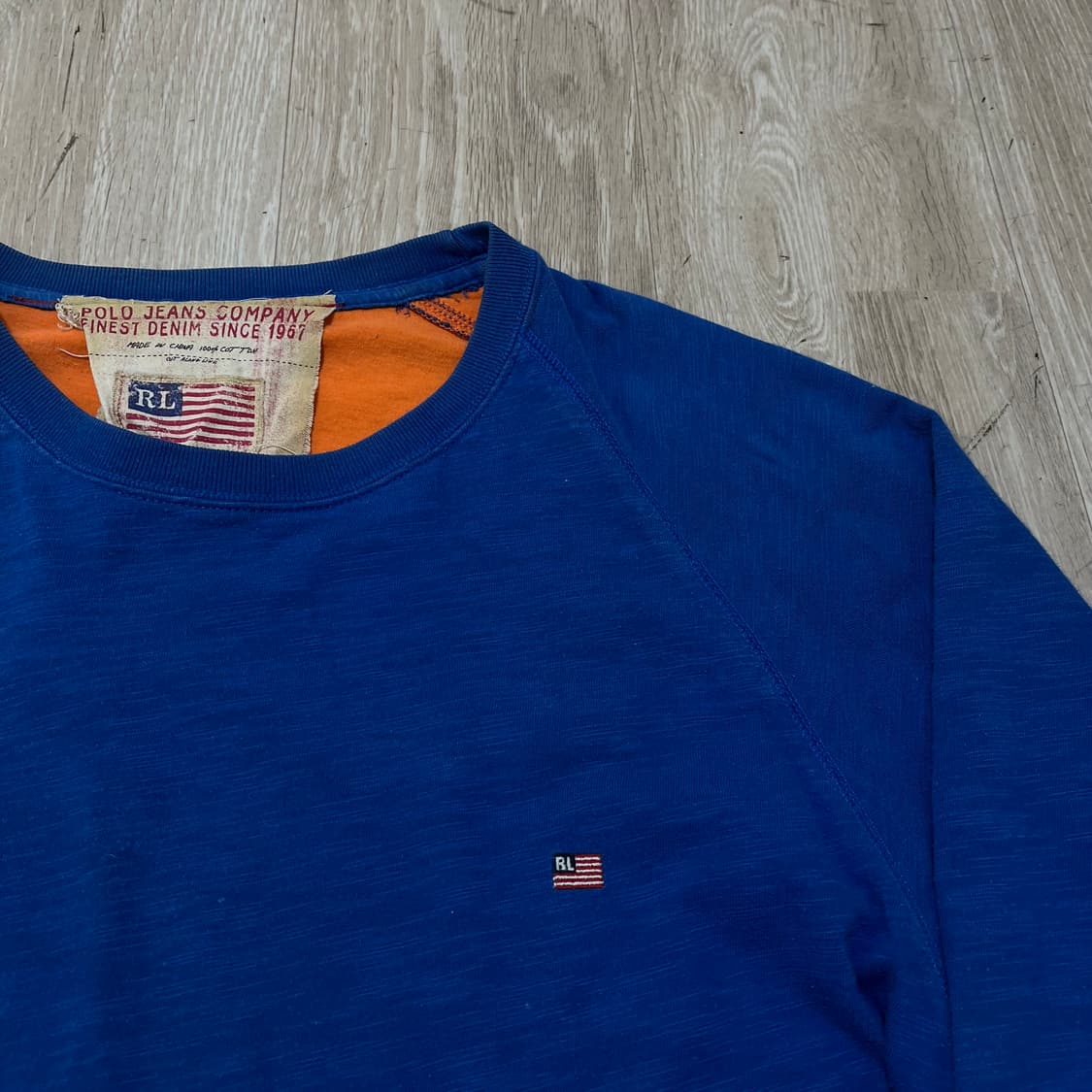폴로 랄프로렌 USA 빈티지 롱슬리브 긴팔티 XL(105) 상품이미지2