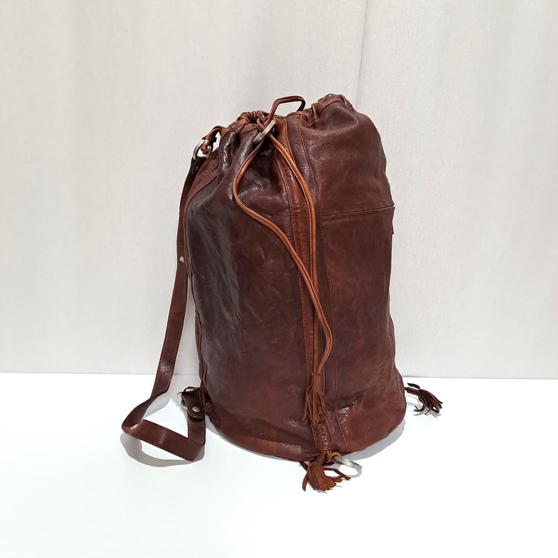 (택포) 이태리 피렌체 복조리 가죽 백팩 B554 상품이미지2