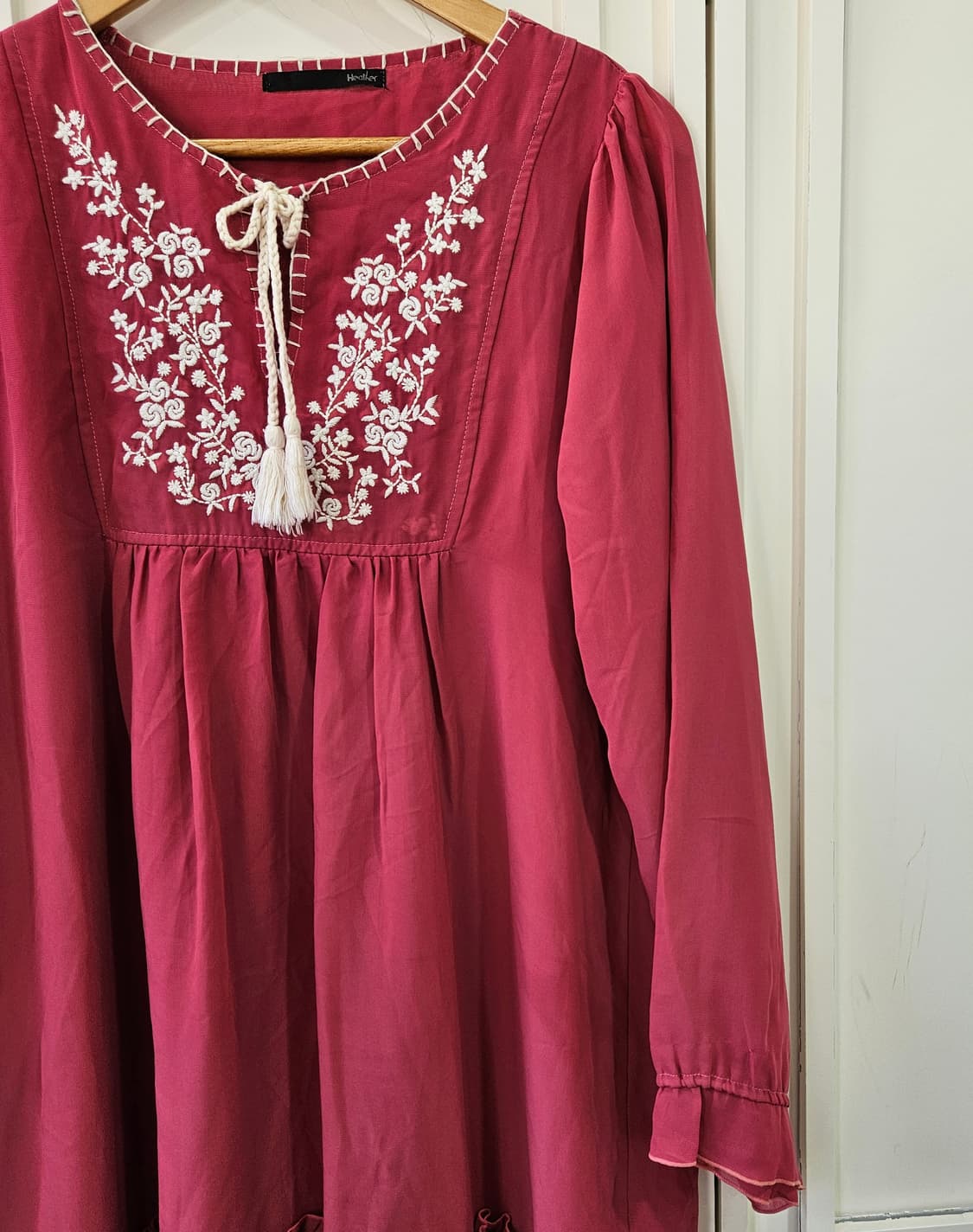 자수 보헤미안 원피스 상품이미지3