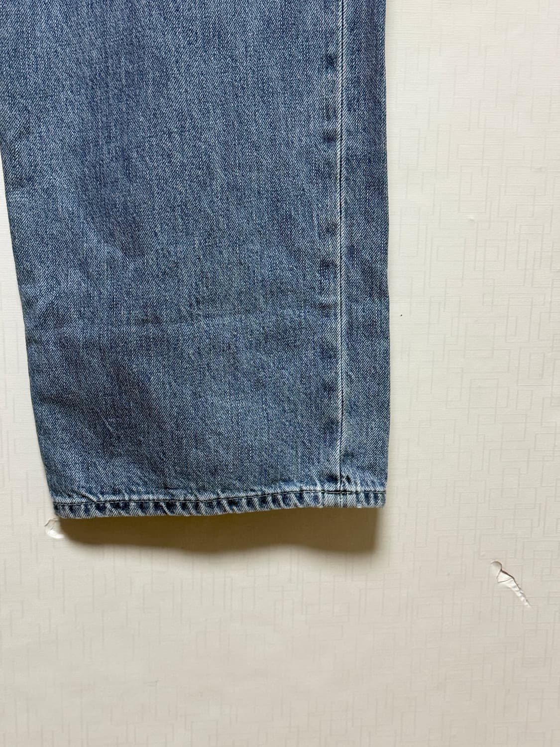 포터리 와이드 미드 블루 데님 팬츠  상품이미지5