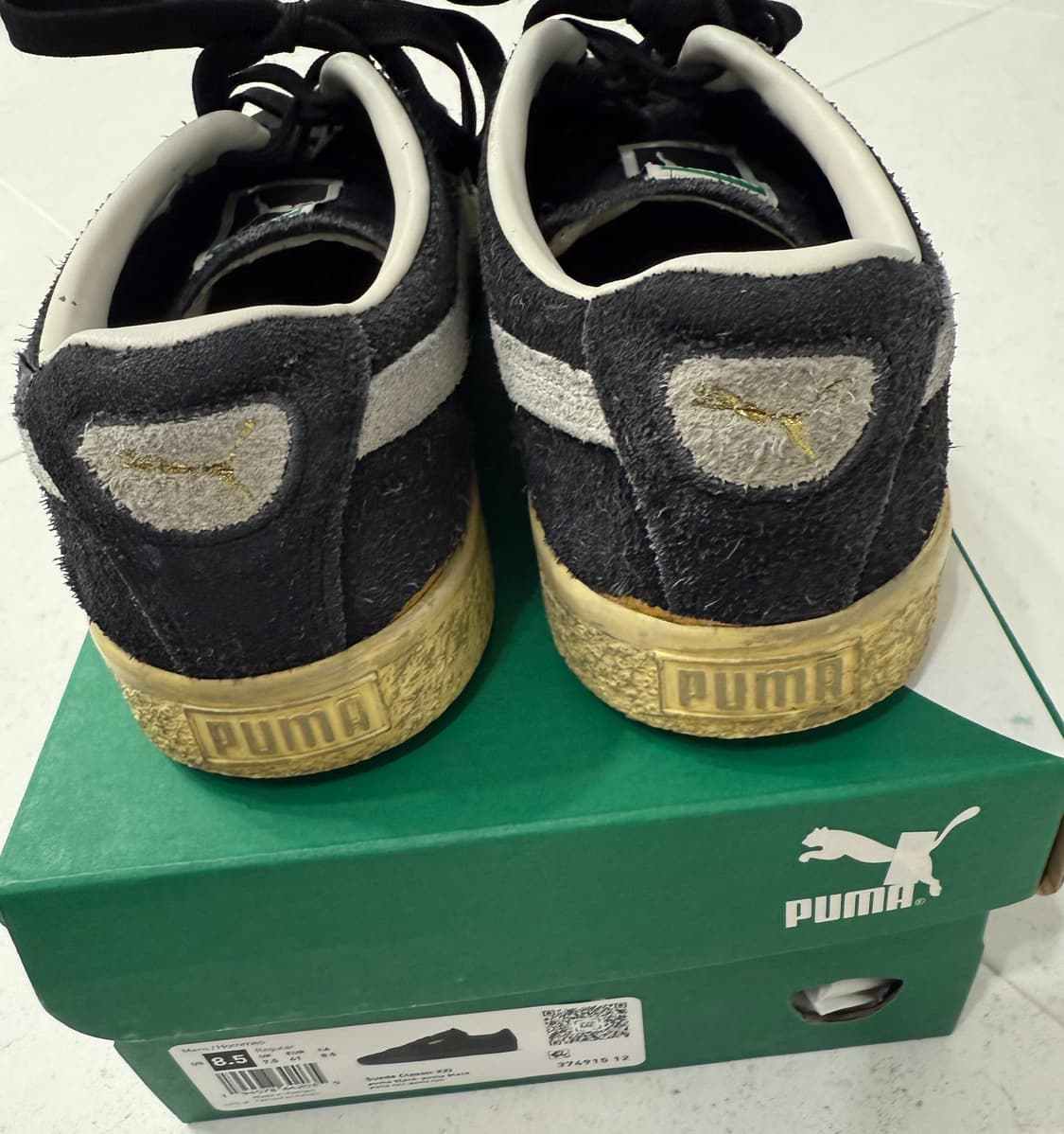 푸마 puma 스웨이드 VTG 더 네버 원 블랙 260 상품이미지3