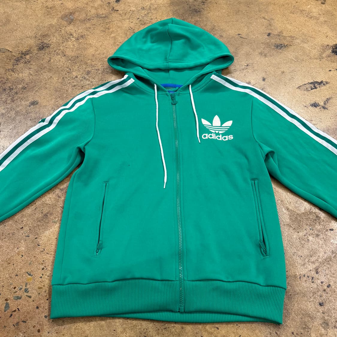아디다스 그린 말차 후플 플락 져지 후드집업 95 상품이미지3
