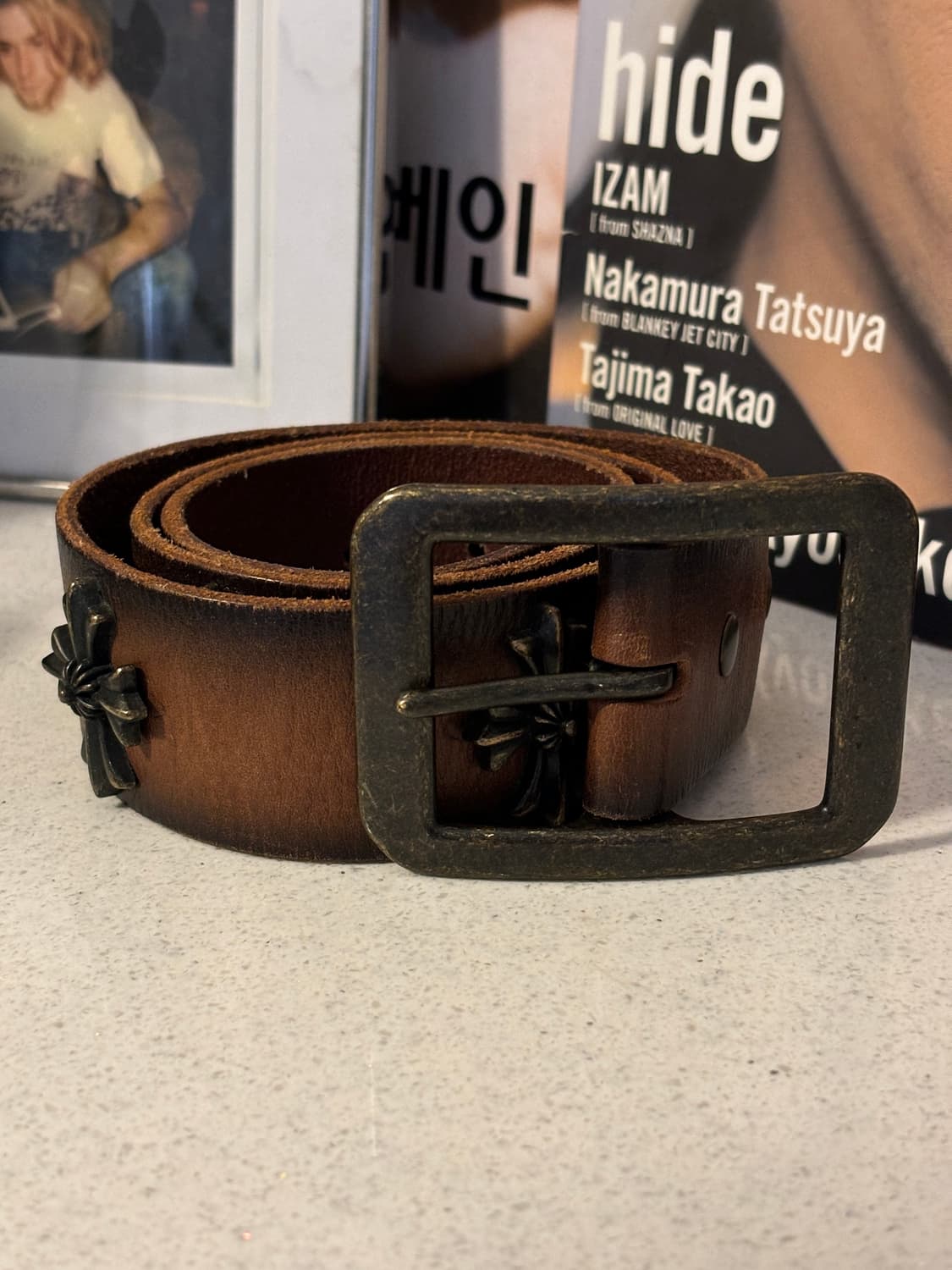 빈티지 레더 벨트 상품이미지2