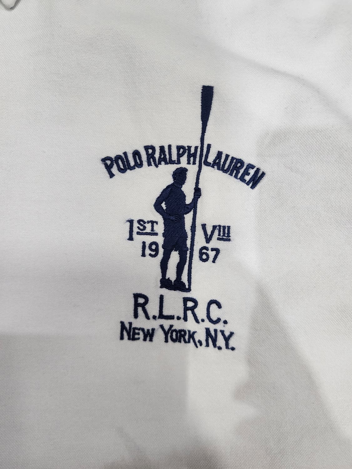 폴로 랄프로렌 빈티지 옥스포드 자수 셔츠 XL 상품이미지4