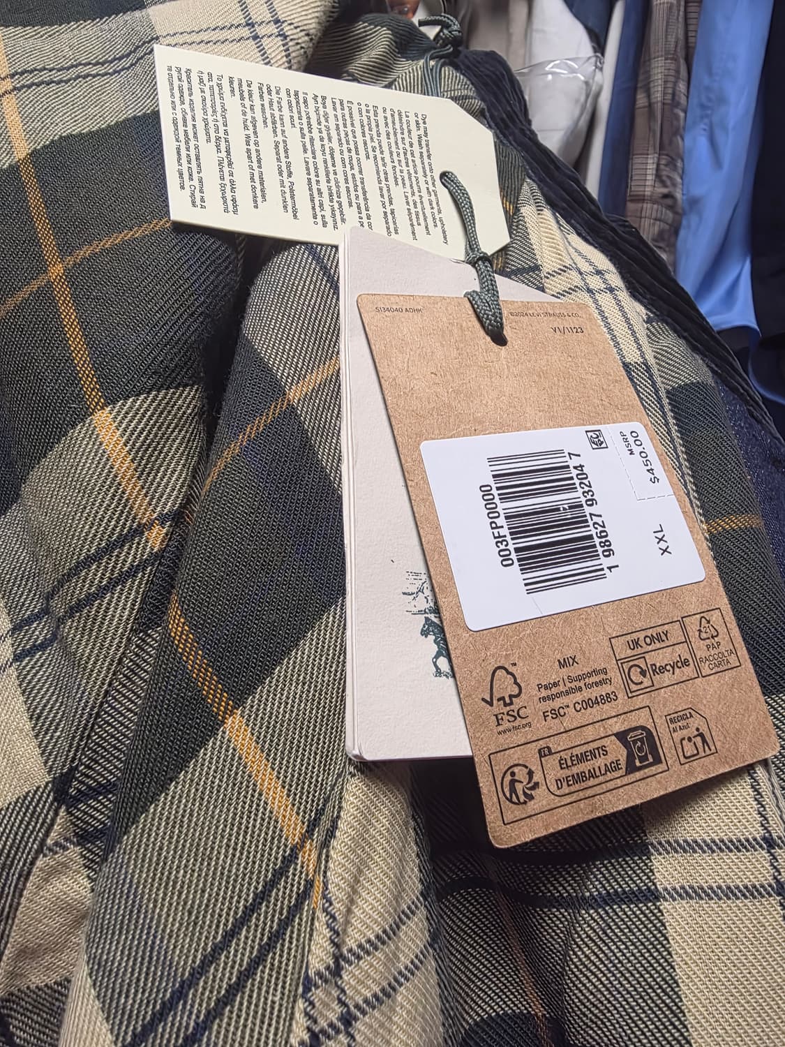 리바이스 x 바버 오버사이즈 비데일 자켓 상품이미지6