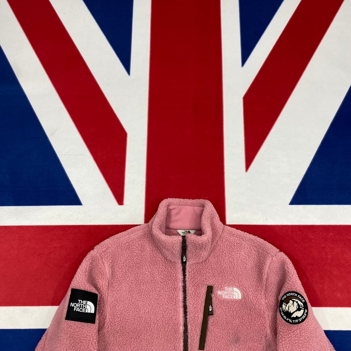 노스페이스 딸기우유 플리스자켓 M 상품이미지2
