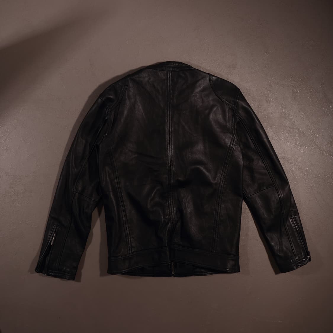 90s 빈티지 레더 라이더 집업자켓 상품이미지4