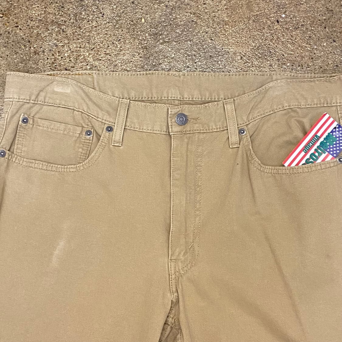 빈티지 리바이스 502 베이지진 청바지 상품이미지5