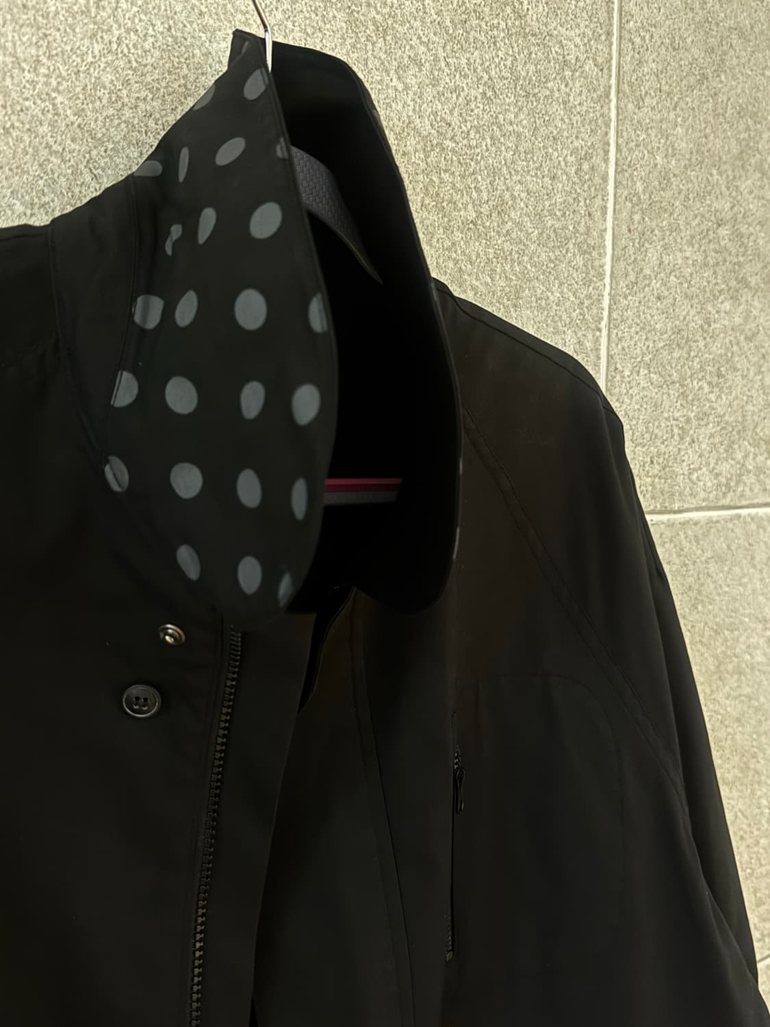 오헤시오 TRENCH COLLAR JUMPER, BLACK 상품이미지8