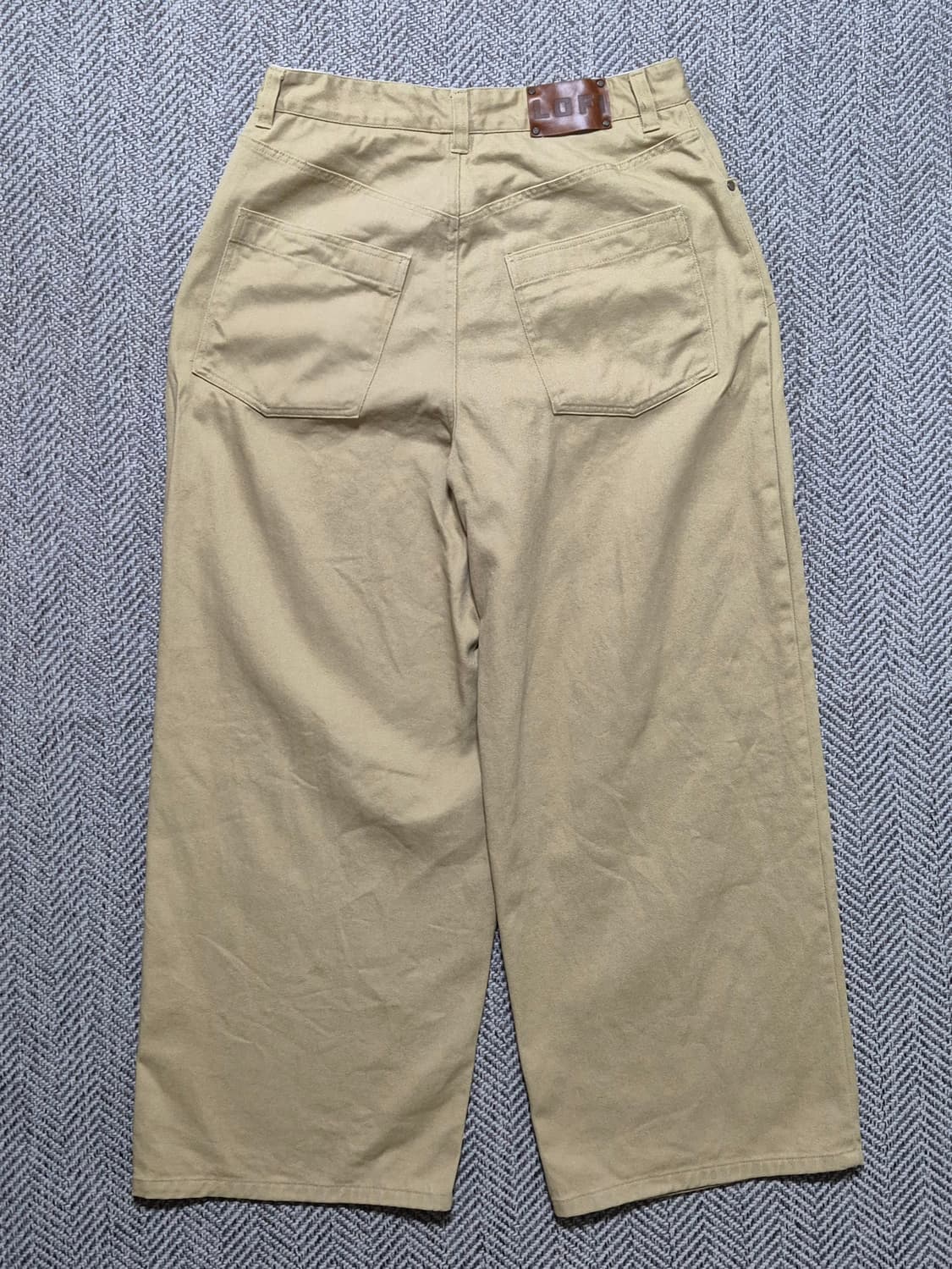 Lofi 제플린 맥스 와이드 치노 팬츠 (베이지) XL사이즈 상품이미지2