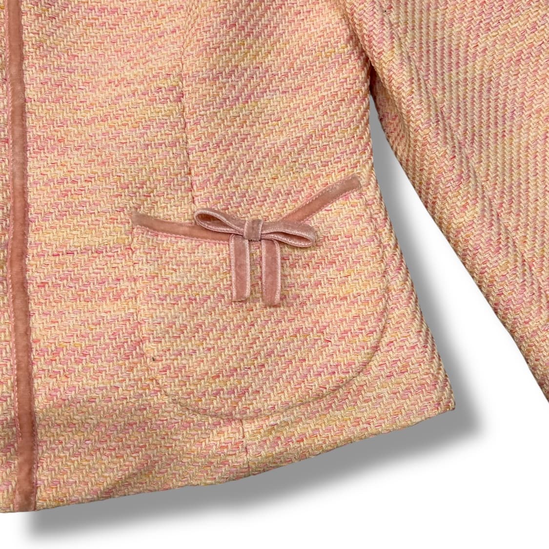 꾸레쥬 리본 트위드 자켓 y14156 상품이미지5