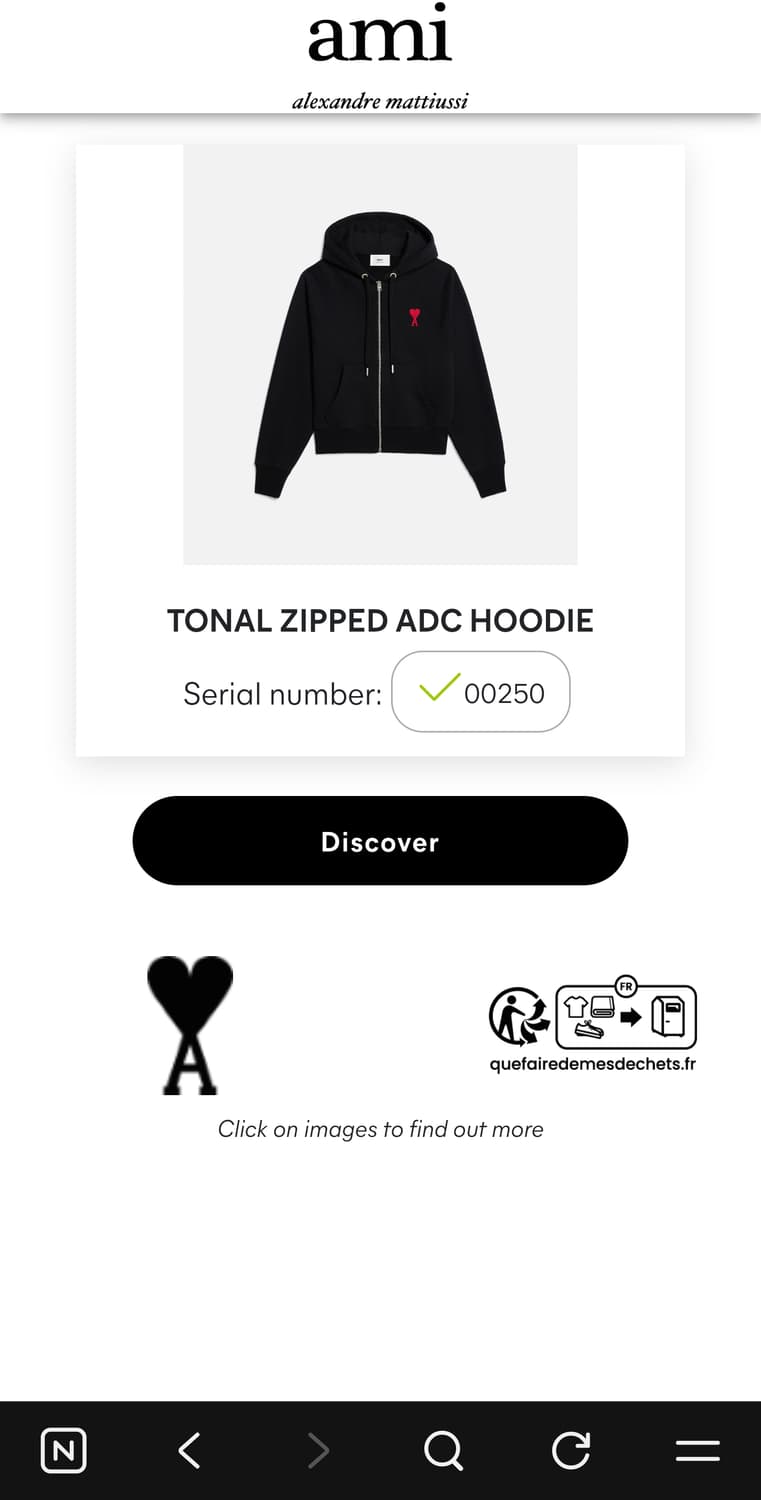 아미 스몰하트 로고 후드 집업 블랙
XL사이즈(국내105) 상품이미지5