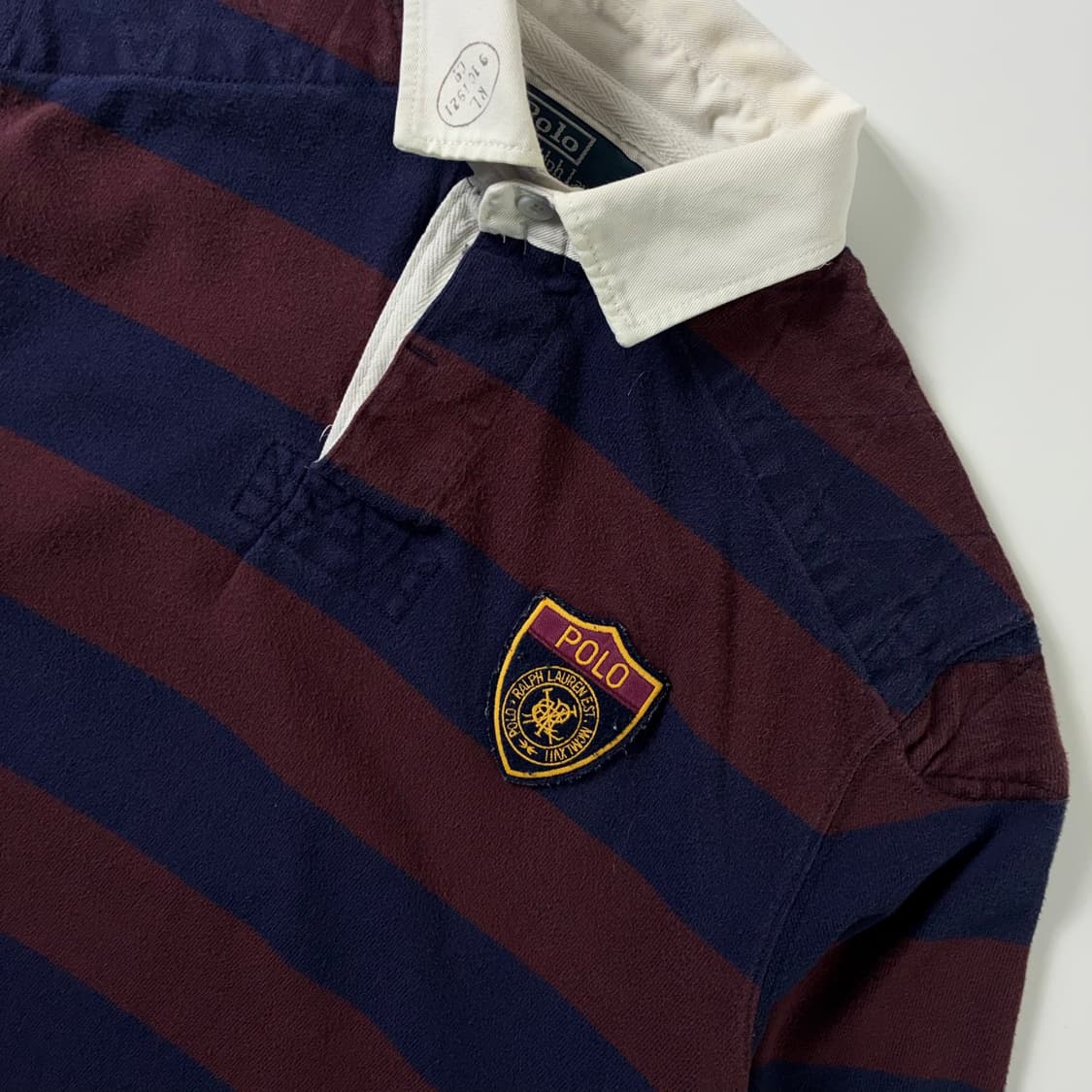 Polo 폴로 랄프로렌 크러스크 쉴드polo 스트라이프 럭비티 상품이미지3