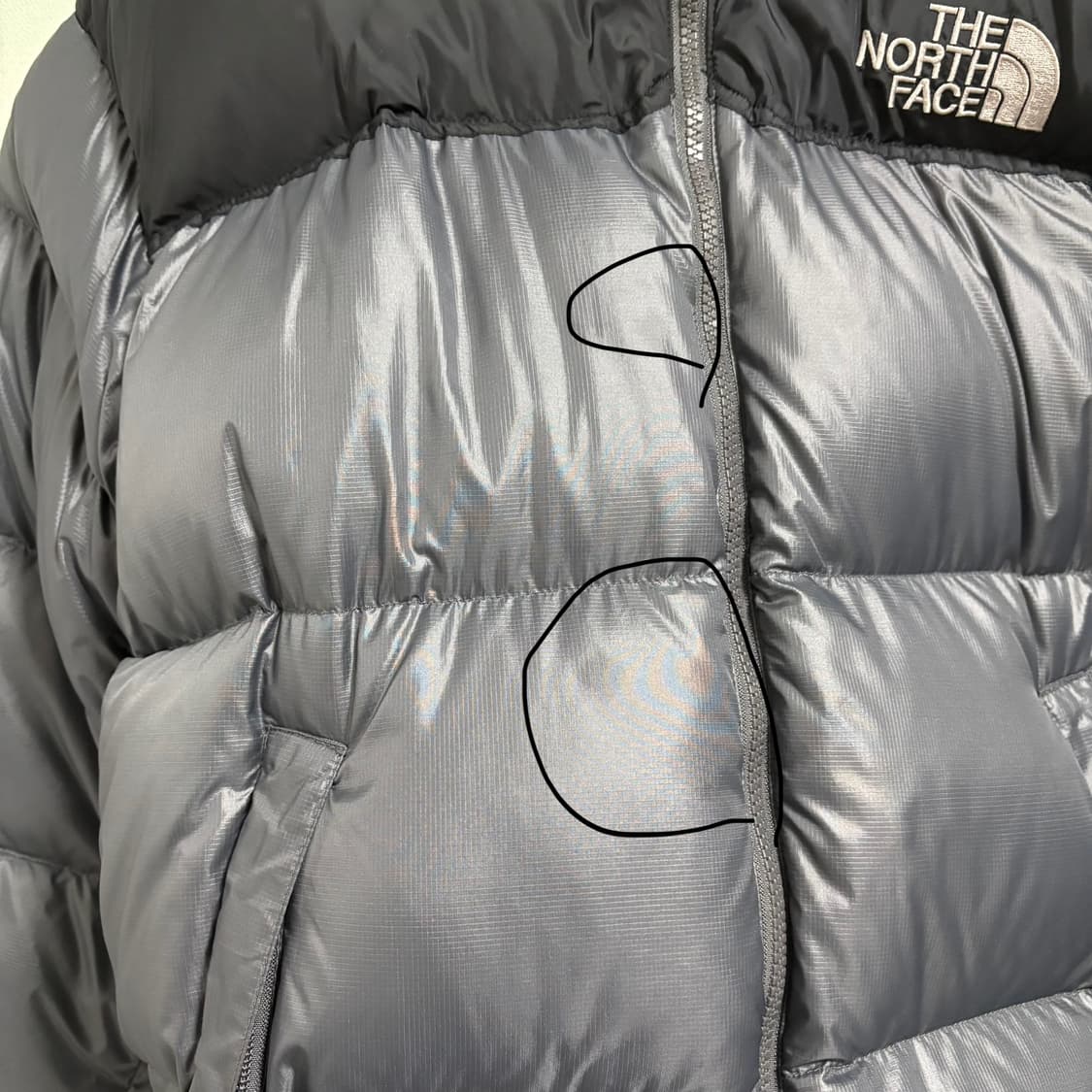 North Face 1996 Nuptse Gray (M) 눕시 상품이미지4