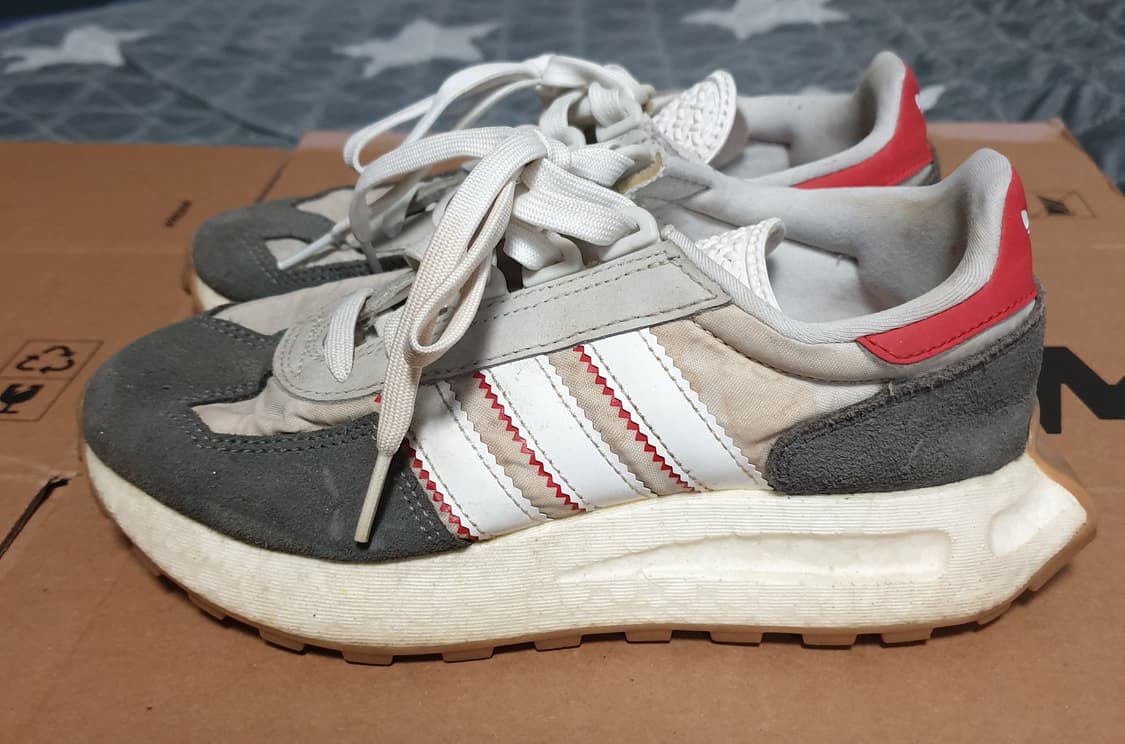 아디다스 레트로피 E5 그레이 화이트 스니커즈 (220) 상품이미지3