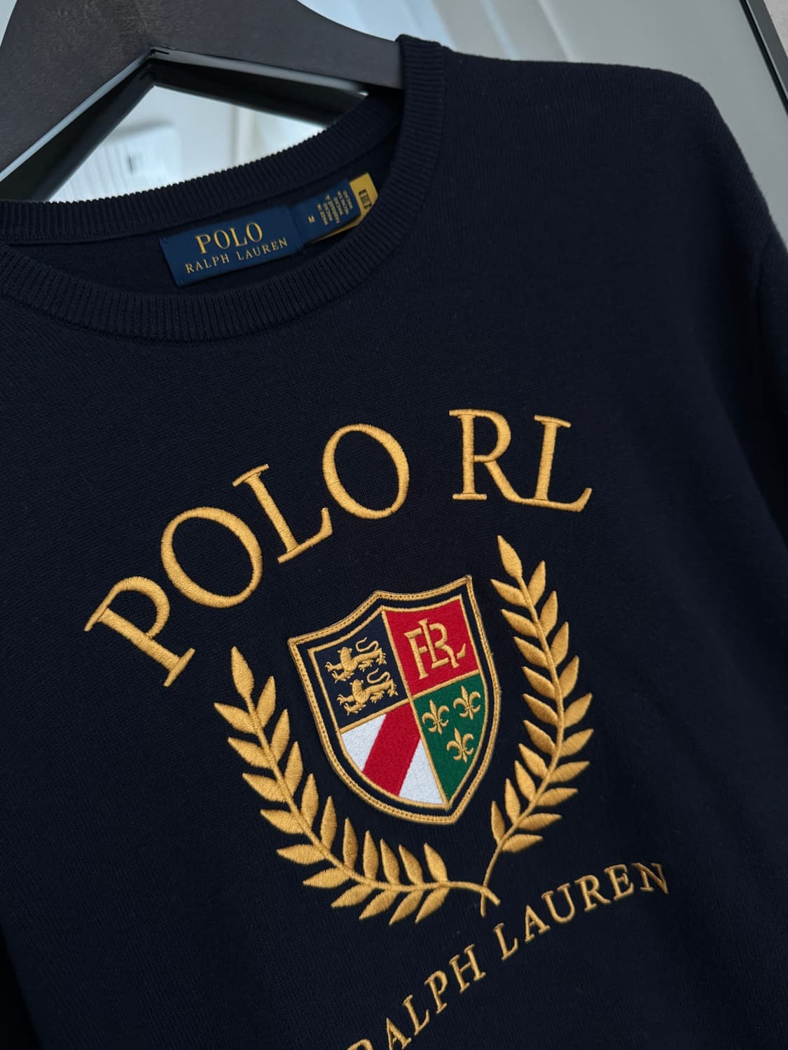 랄프로렌(Ralph Lauren) 크레스트 코튼 크루넥 니트 상품이미지7