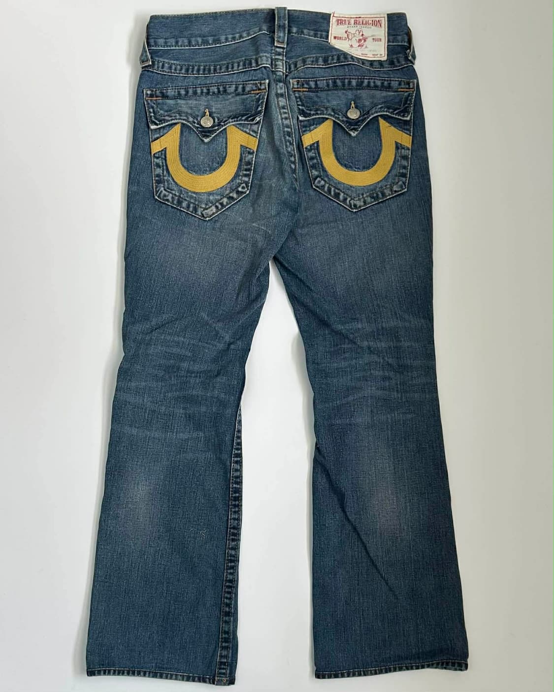 [30] 트루릴리젼 U스티치 플레어진 데님 부츠컷 팬츠 상품이미지2