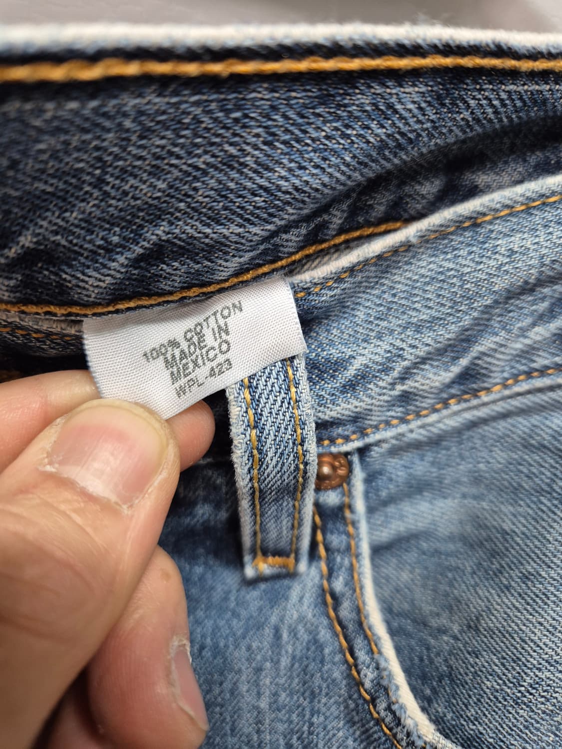 리바이스 501 데님팬츠  상품이미지3