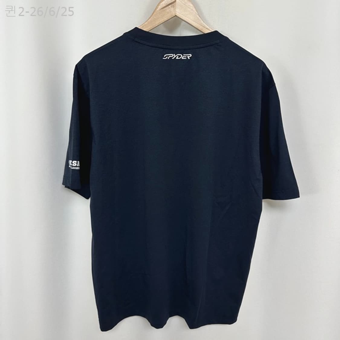 스파이더 남자 스판짱 반팔티 빅사이즈 네이비 xxl (110) 상품이미지10
