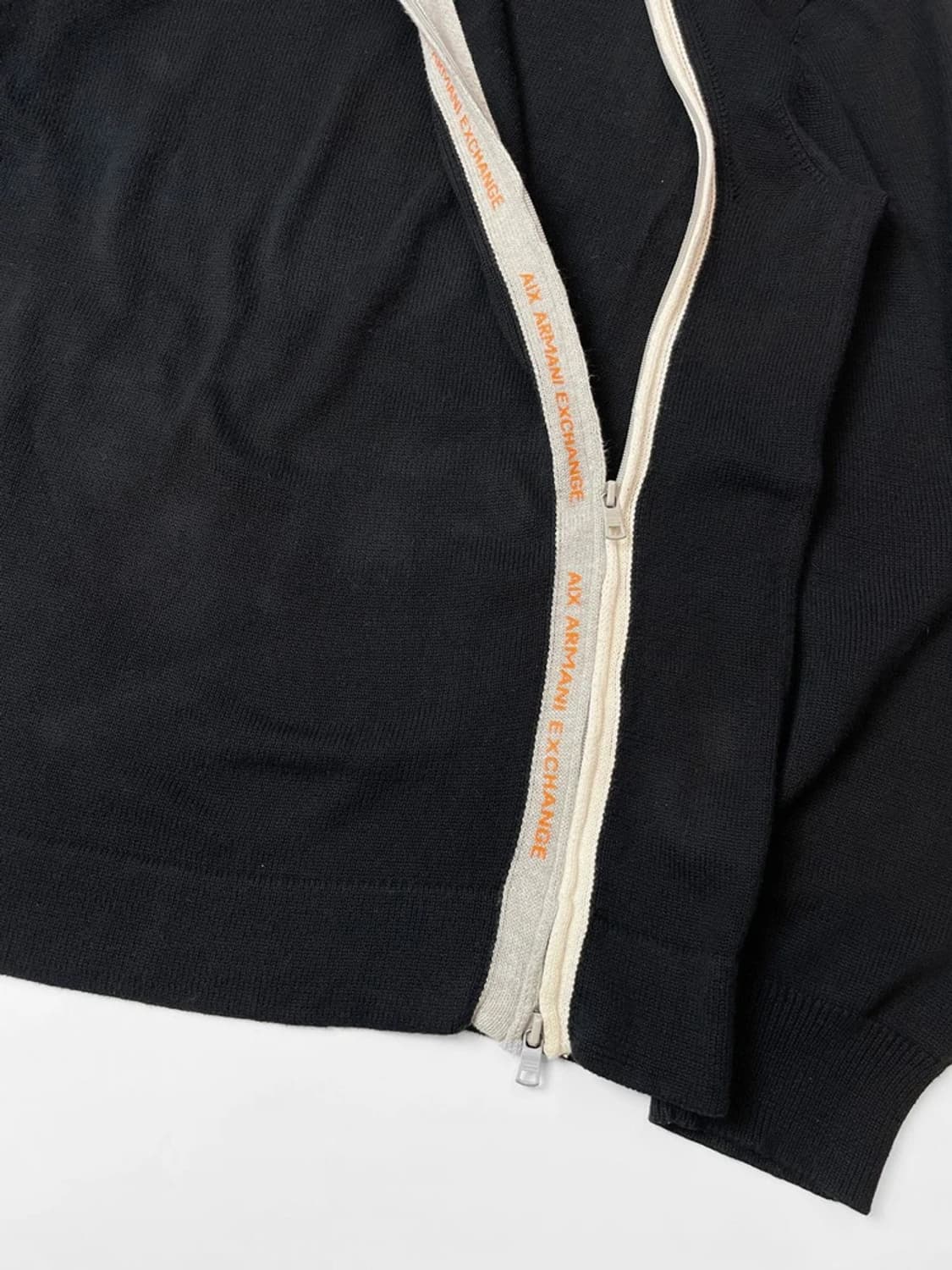 아르마니 익스체인지 Y2K 사선 스펠아웃 후드집업 A1382 상품이미지4