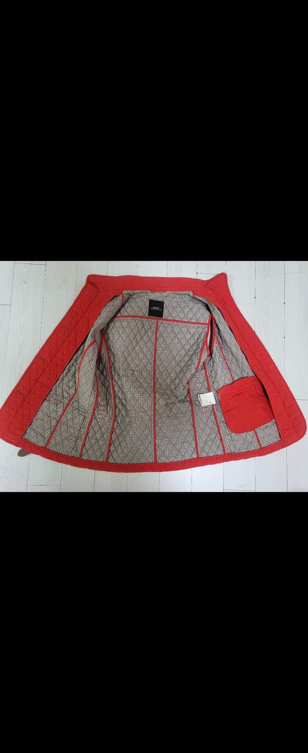 막스마라 오렌지레드 벨트 퀄팅베스트 44-66 상품이미지10