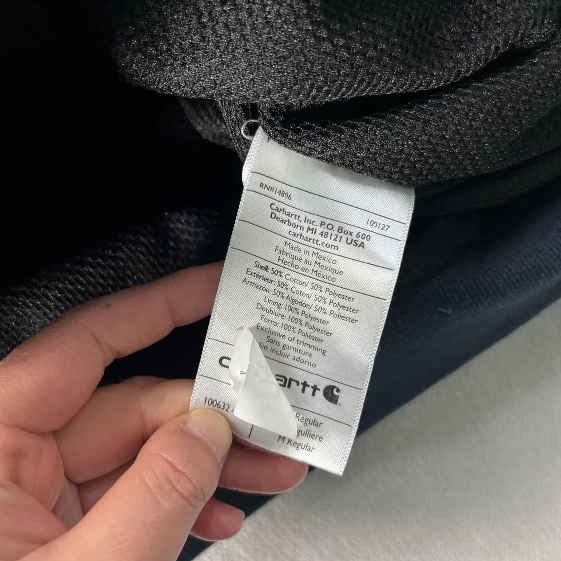 105 칼하트 써멀 후드집업 상품이미지6