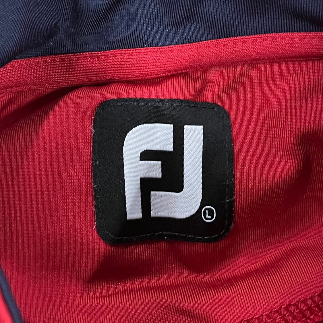 [정품/L] 풋조이 FJ 레드 하프넥 골프 바람막이 b16 상품이미지5