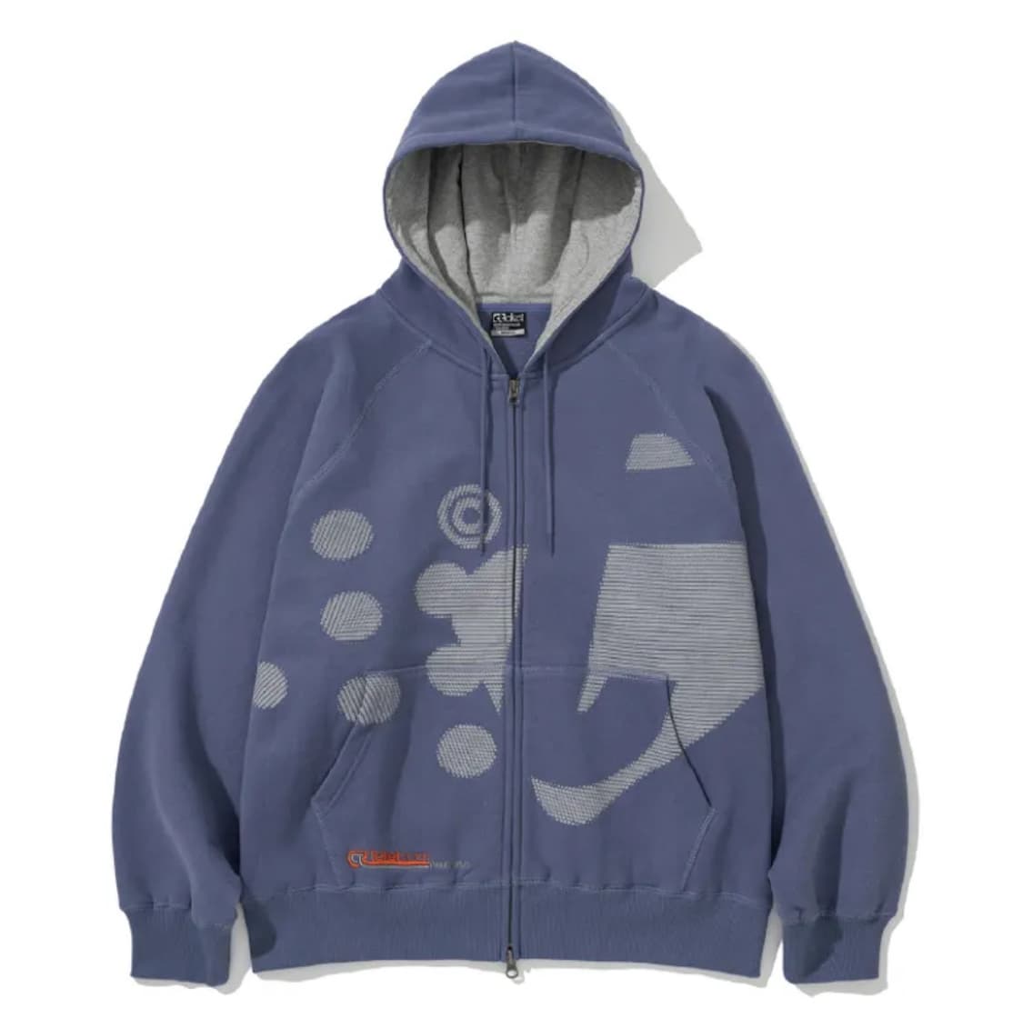 [새상품]테켓 Dot-Com Zip-Up Hoodie Dusty Blue 상품이미지1