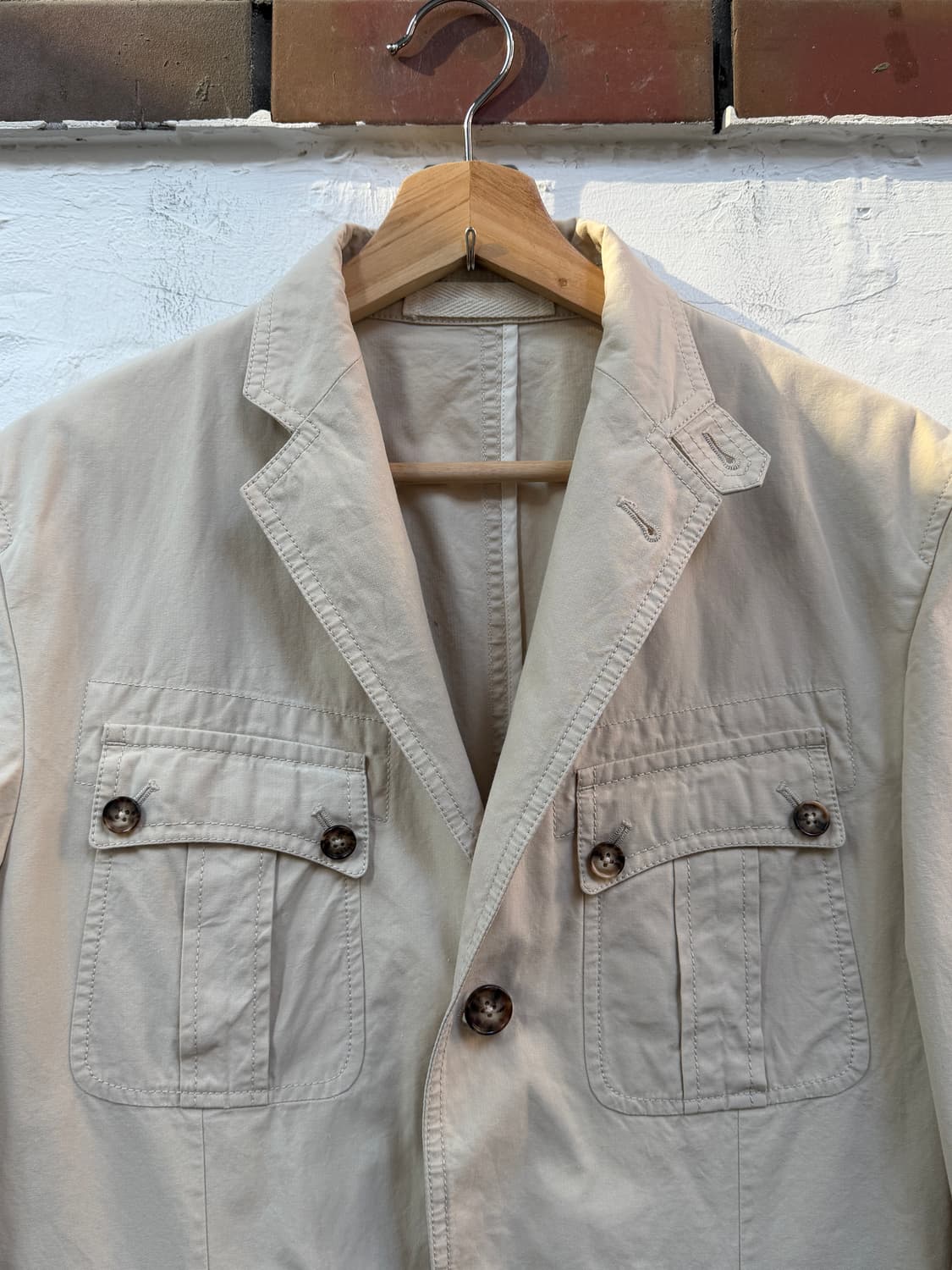 LUCIANO BARBERA ILFARO 코튼 블레이저 자켓 48 상품이미지5