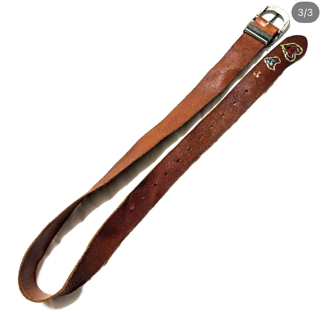 하트 스티치 벨트 상품이미지3