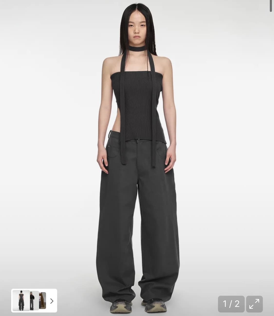 나체 exposure pocket pants 차콜 상품이미지2