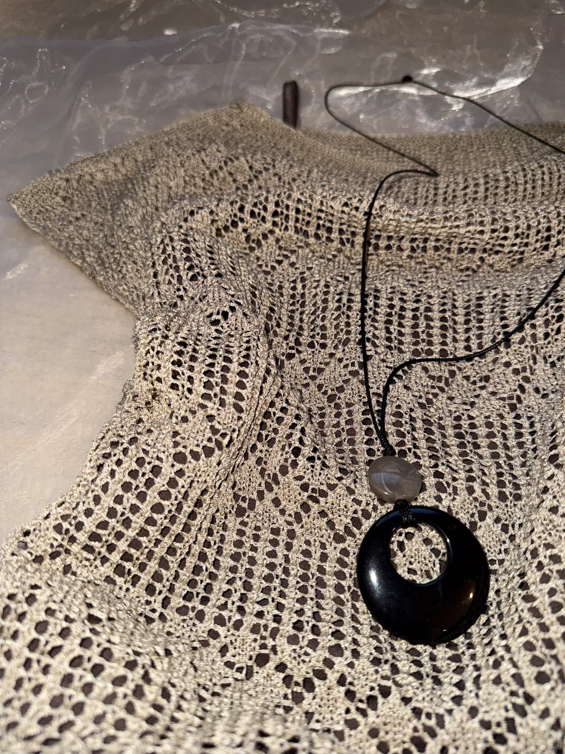 Cap Sleeve Net Knit 0137 상품이미지2