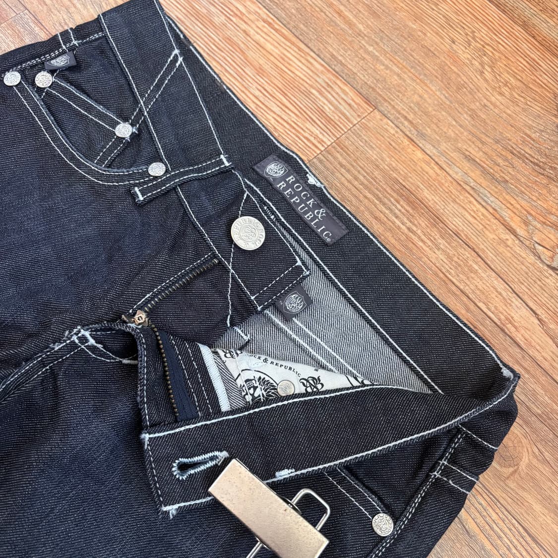 RR 락앤리퍼블릭 24 슬림 일자 청바지 스판 데님 미국 수입  상품이미지9