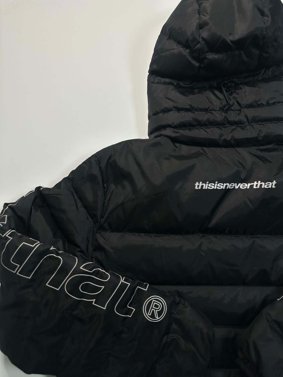 디스이즈네버댓 블랙 경량패딩 상품이미지7
