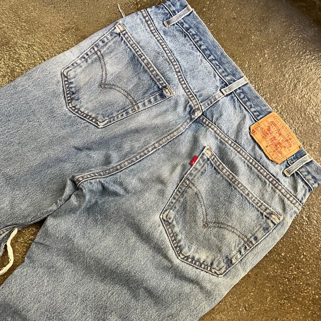 90-00s Levis517 데미지 부츠컷 (34“) 상품이미지5
