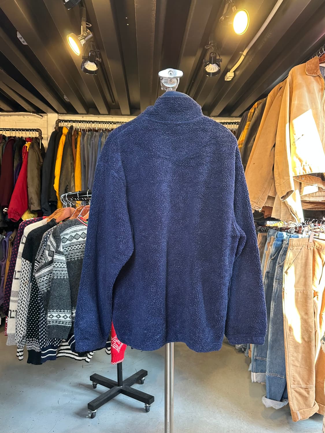 Old 아디다스 벌키 후리스 풀오버 자켓 상품이미지2