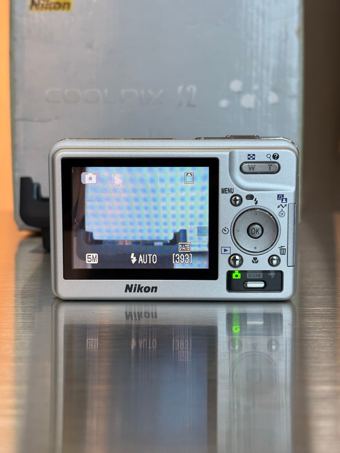 풀박/한글지원/날짜표시)니콘 쿨픽스 S2 실버 빈티지디카 상품이미지3