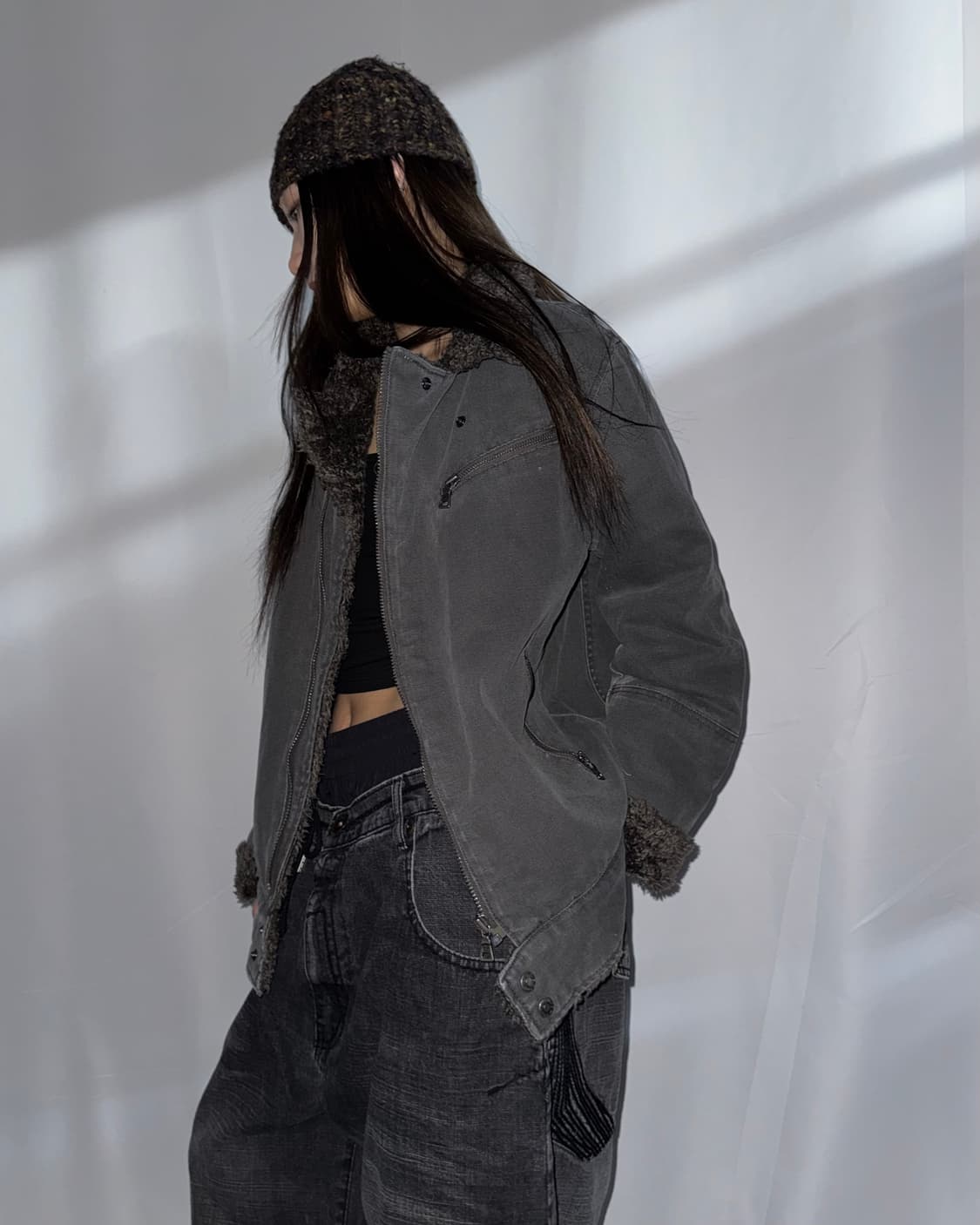 리바이스 흑청 쉐르파 자켓 상품이미지1