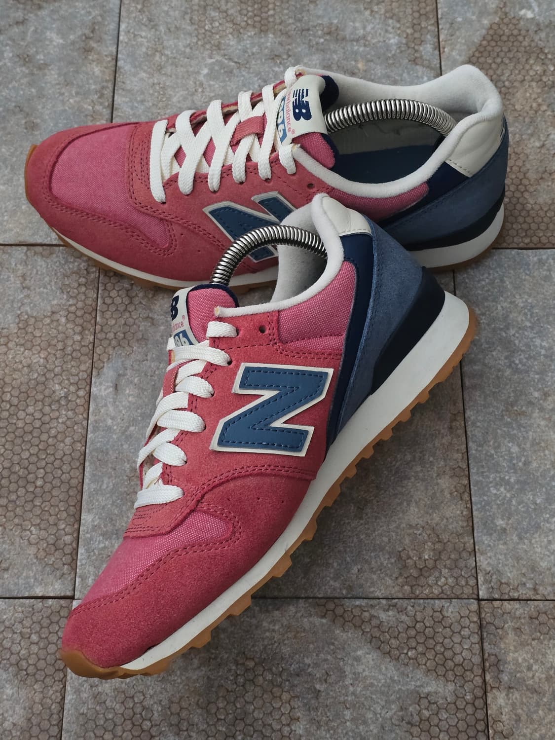 (240)뉴발란스 996 핑크 네이비  상품이미지6