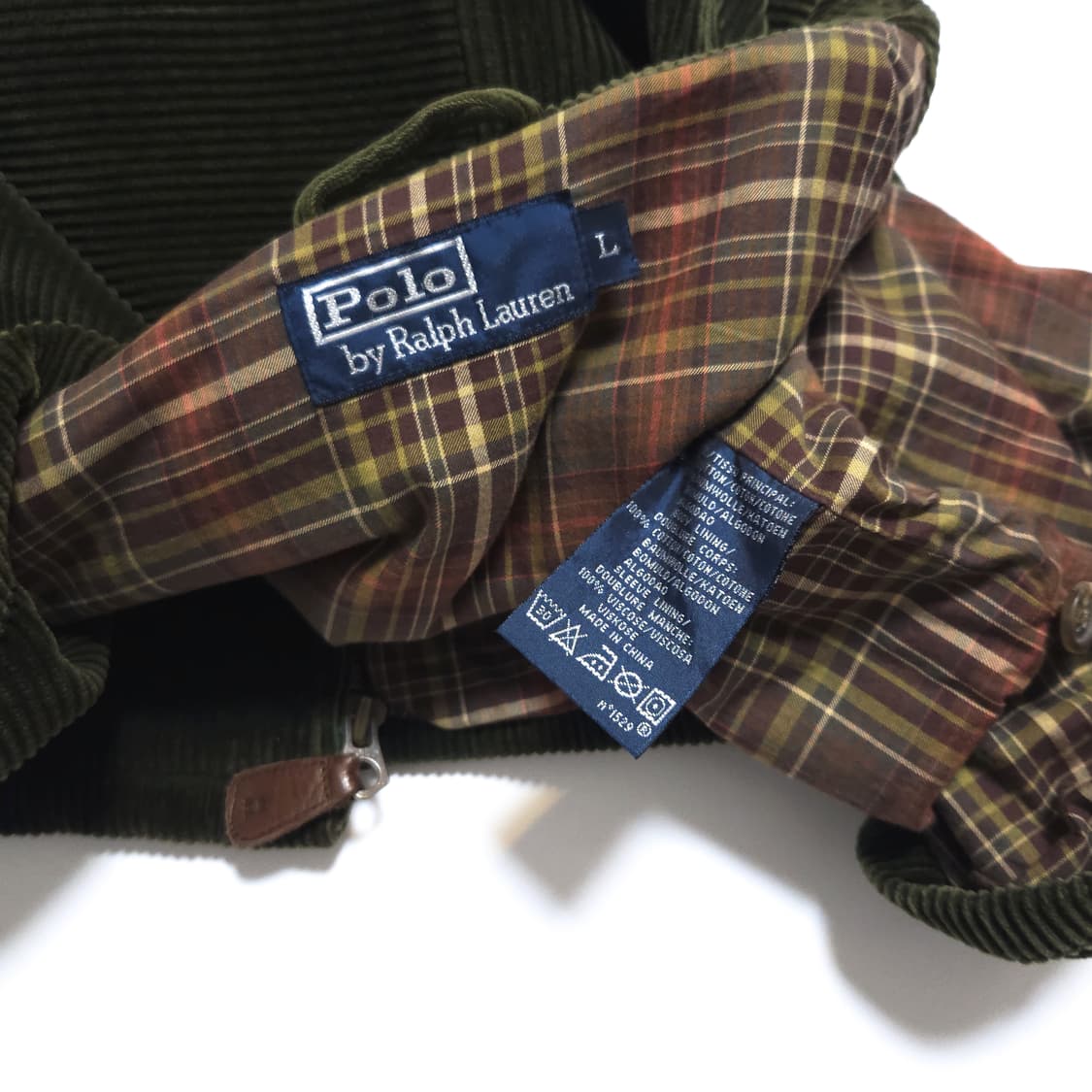 폴로 랄프로렌 코듀로이 스윙톱 블루종 자켓 카키올리브 상품이미지7