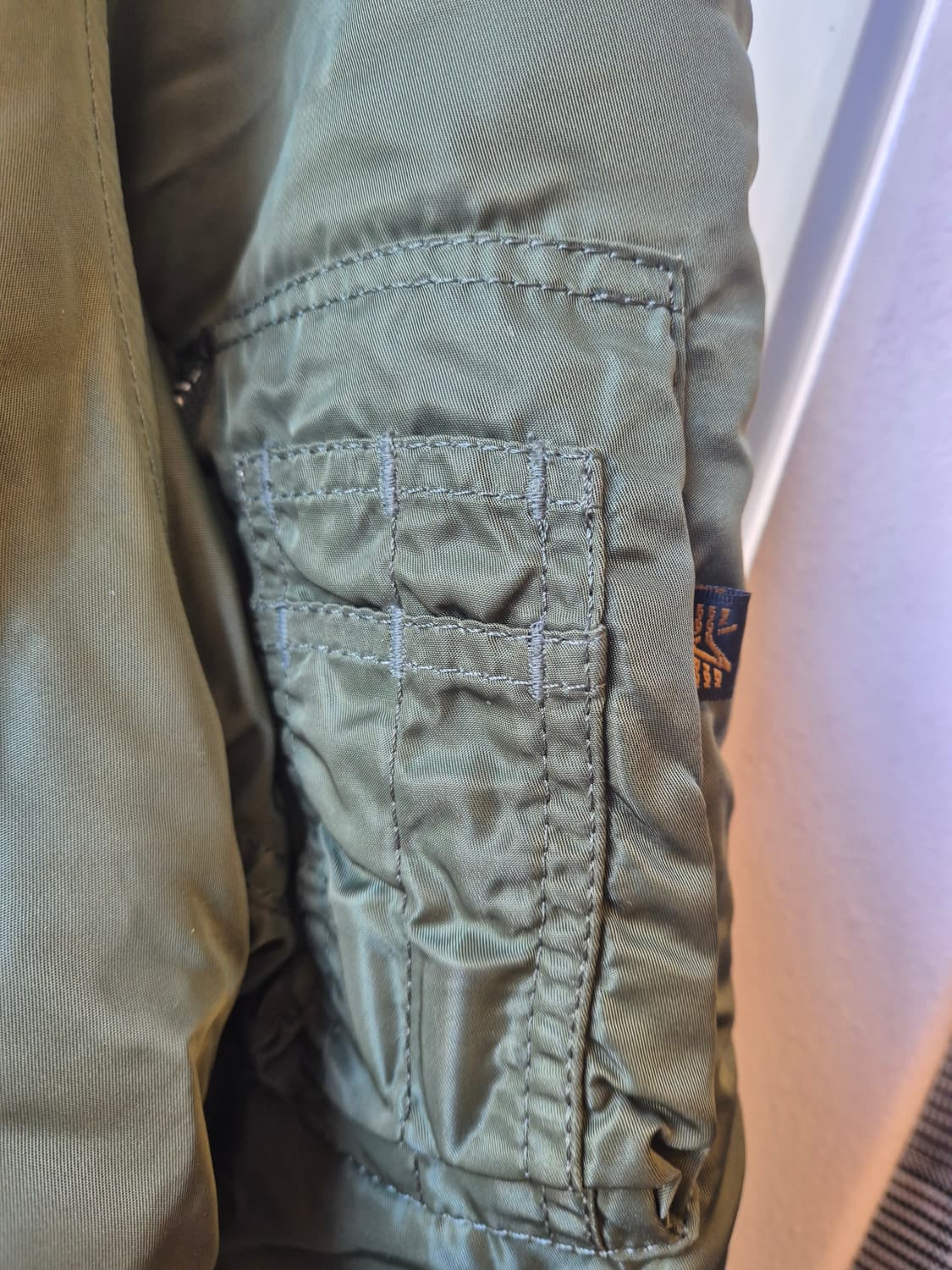 알파인더스트리 N-3B 파카 L 사이즈 카키색 상품이미지5