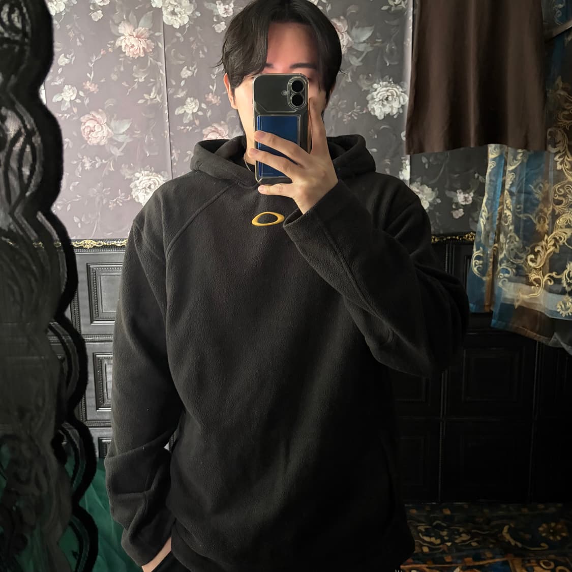 a208) 오클리 플리스 후드티 상품이미지1