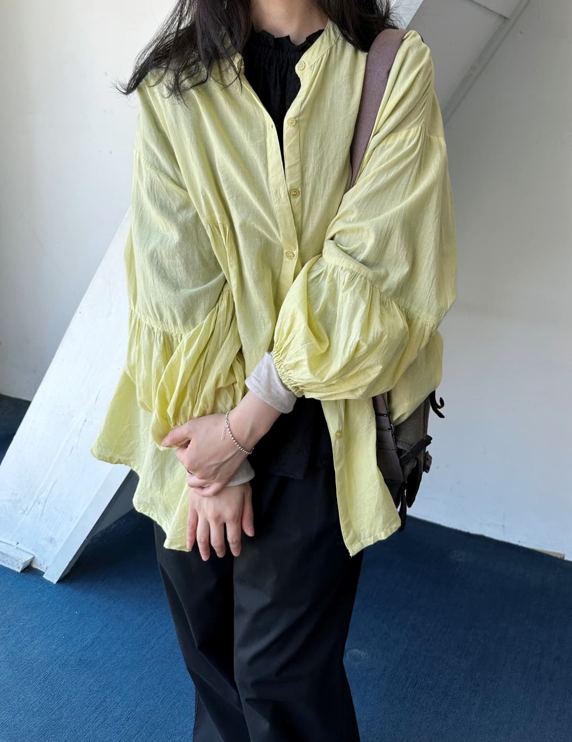 Wide silhouette High gauge cotton tunic  상품이미지8