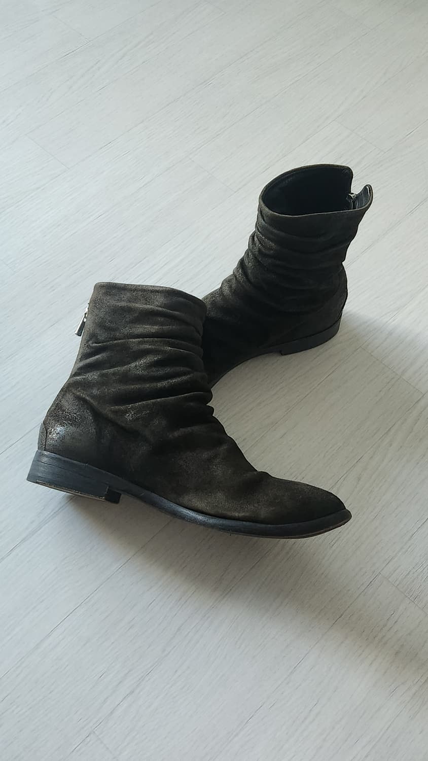 The last conspiracy waxed suede boots 상품이미지2