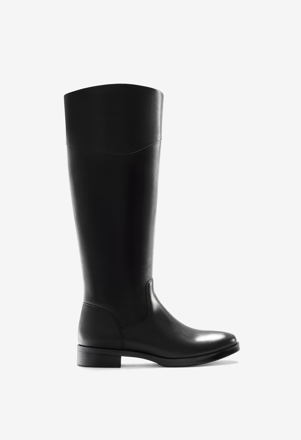 Prague 04 long boots 쿠에른 소가죽 롱부츠 상품이미지4