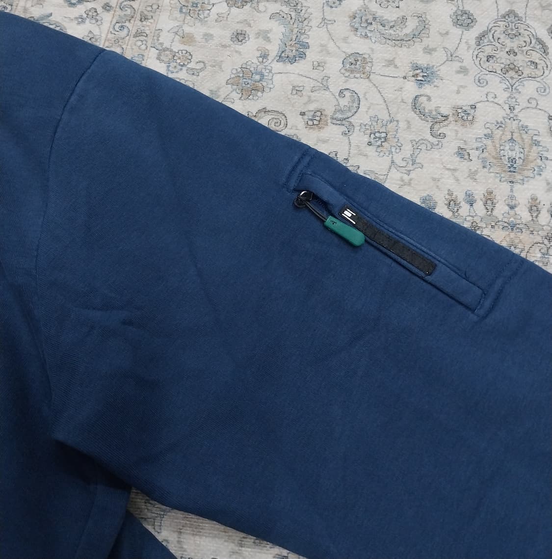 아디다스 네이비 라인 지퍼 맨투맨 2XL 상품이미지3