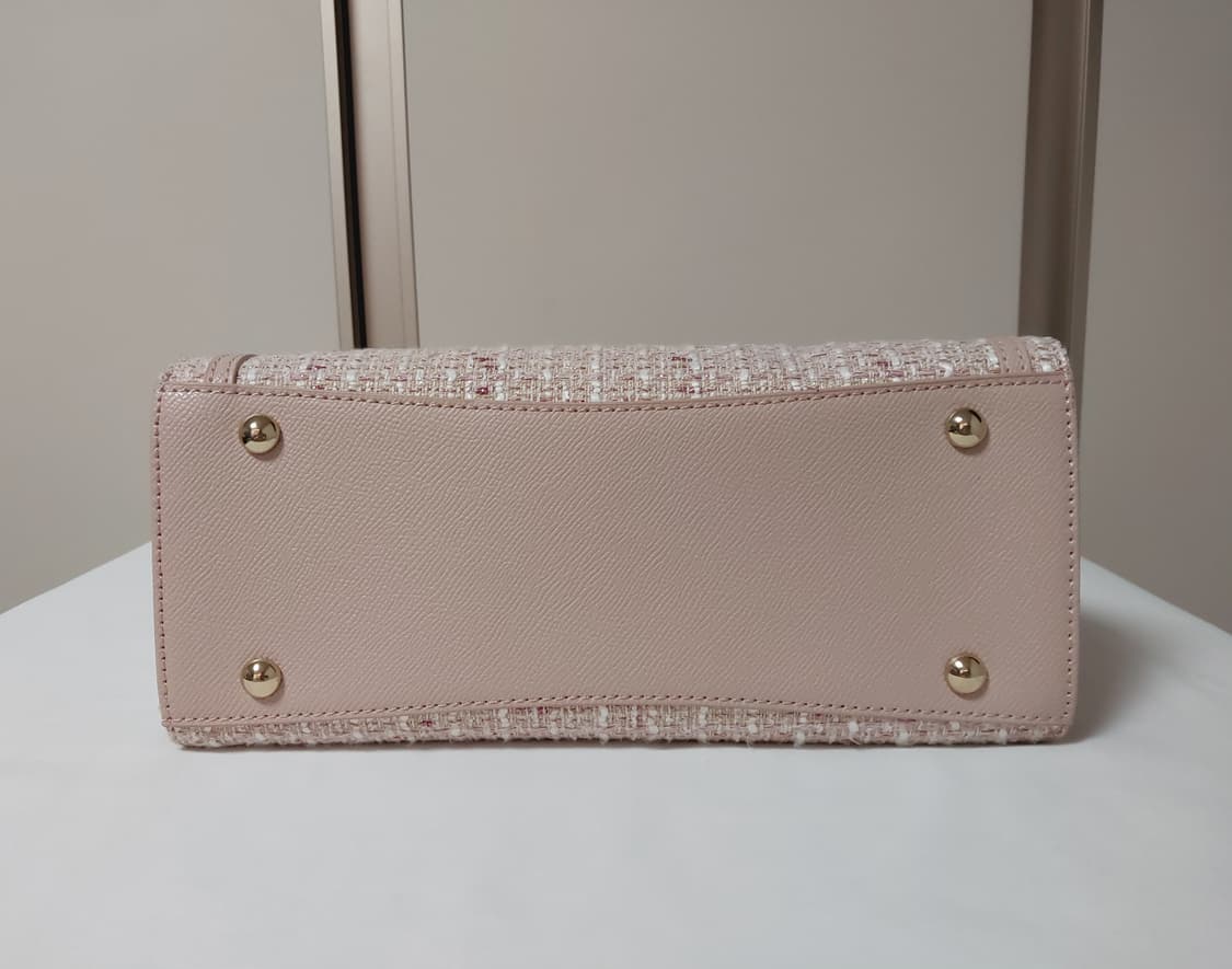 SAMANTHAVEGA 사만사베가 솔리드 리본 트위드 핸드백 가방 상품이미지6